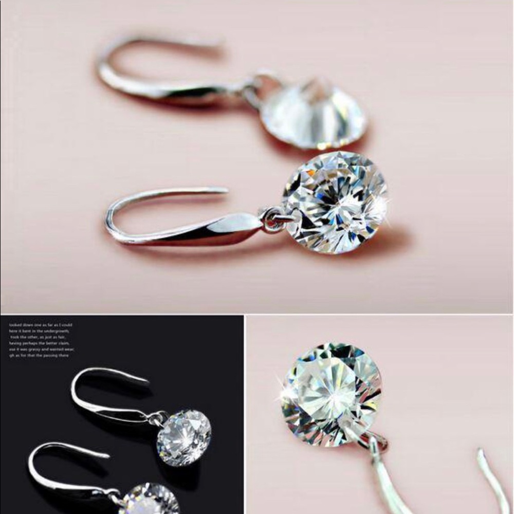 Swarovski Drill Crystal Earrings - Picture 5 of 8